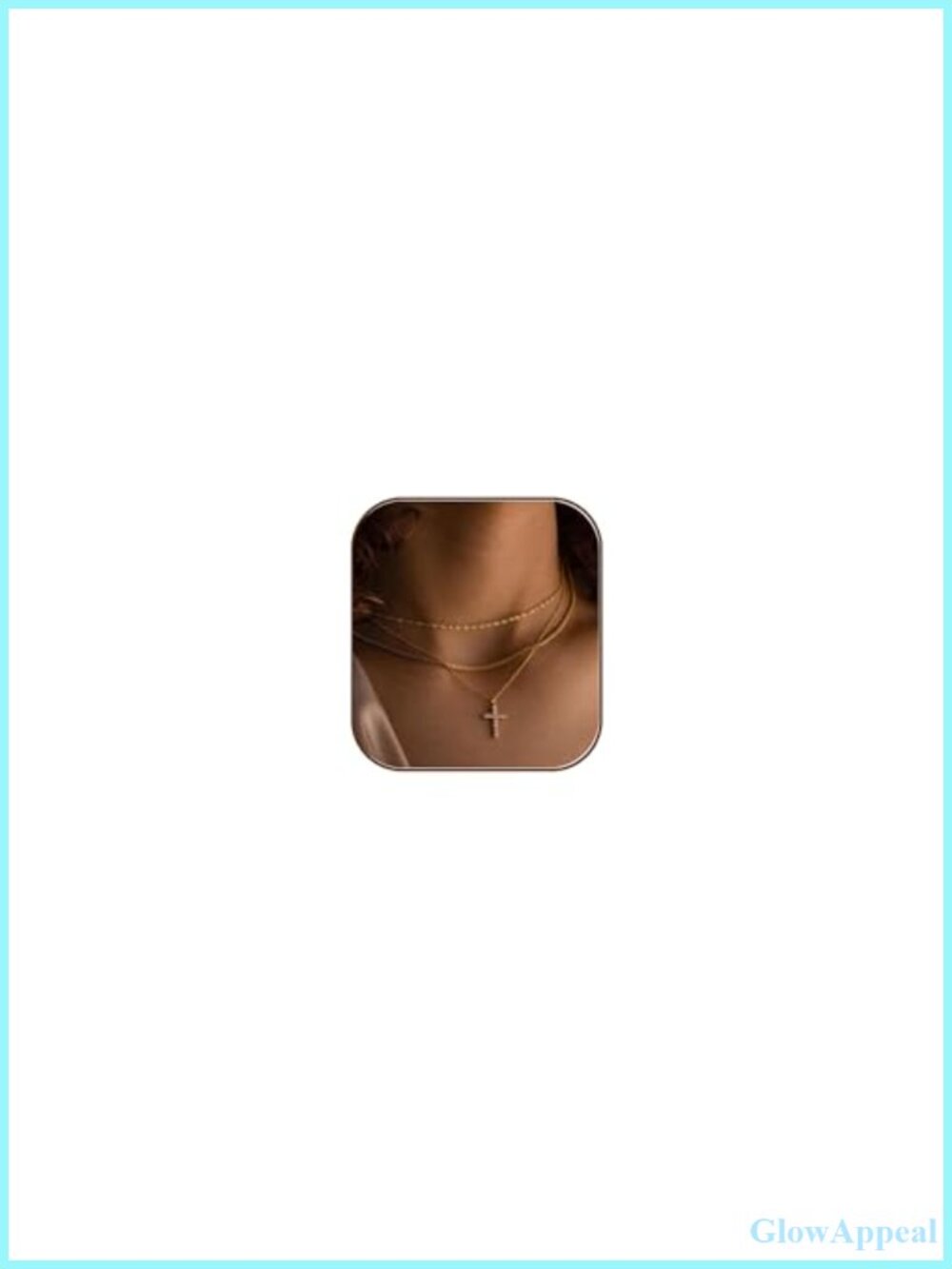 14k Gold Plated Layered Necklace Set 3 Piece Dainty Stackable Choker